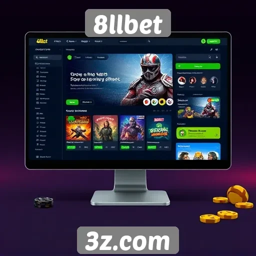 Interface e usabilidade do site 8llbet para usuários